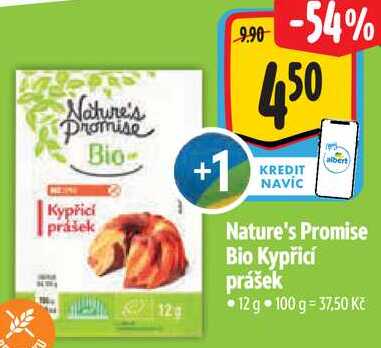 Nature's Promise Bio Kypřicí prášek, 12 g