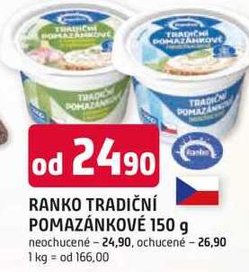 Ranko TRADIČNÍ POMAZÁNKOVÉ 150 g 