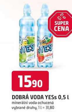 YESS 0,5 L minerální voda ochucená 