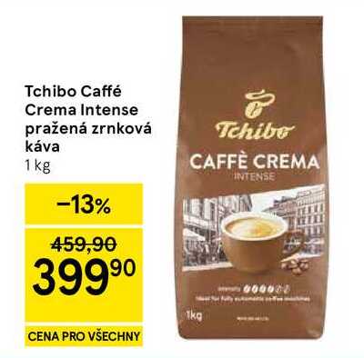 Tchibo Caffé Crema Intense pražená zrnková káva, 1 kg