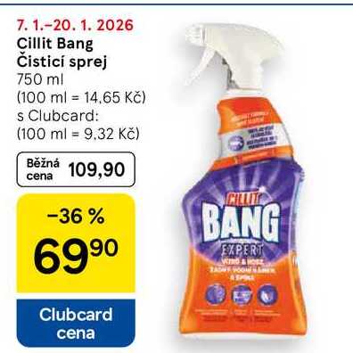 Cillit Bang Čisticí sprej, 750 ml