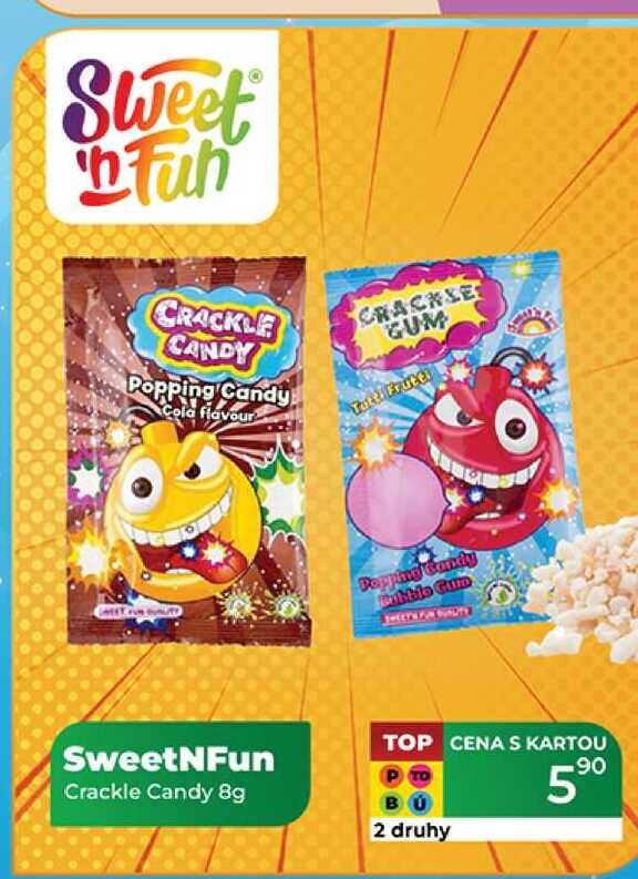 SweetNFun Crackle Candy 8g 