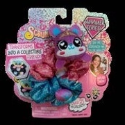 PLYŠOVÁ TŘPYTIVÁ GUMIČKA A ZVÍŘÁTKO 2V1 SCRUNCHMIEZ