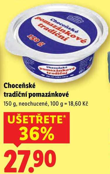 Choceňské tradiční pomazánkové neochucené, 150 g