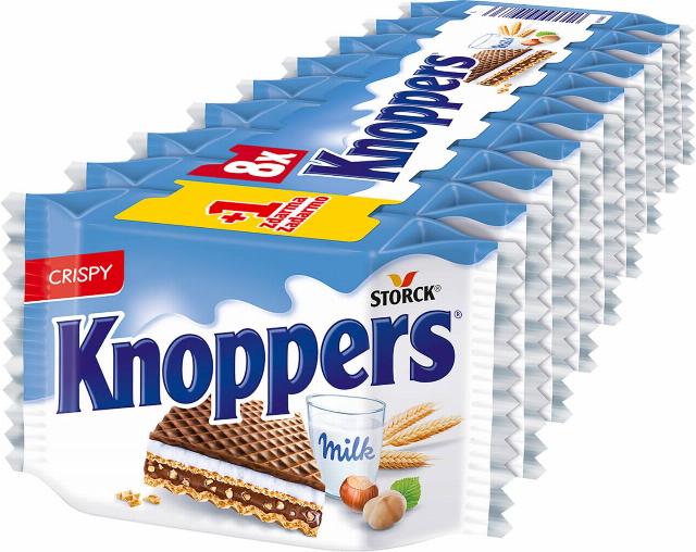 Knoppers Plněné oplatky