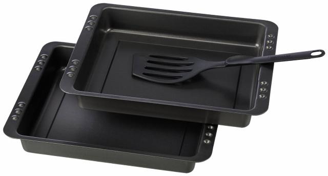 CHG Sada plechů s obracečkou rozměry: 28,5 x 23 cm