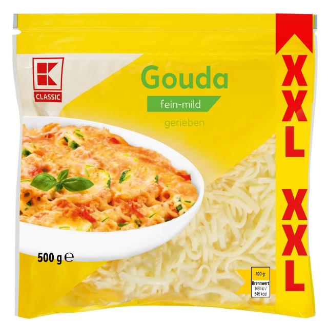 K-Classic Gouda strouhaný sýr XXL