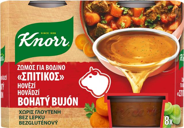 Knorr Bohatý bujón hovězí 8 ks