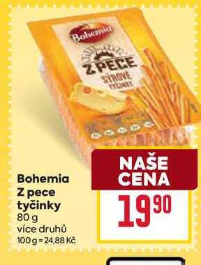 Bohemia Z pece tyčinky 80 g