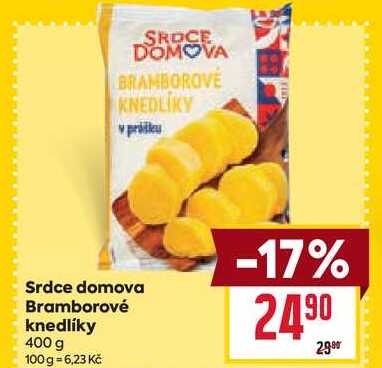 Srdce domova Bramborové knedlíky 400 g 