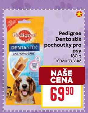 Pedigree Denta stix pochoutky pro psy 180 g