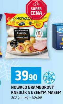 NOWACO BRAMBOROVÝ KNEDLÍK S UZENÝM MASEM 320 g