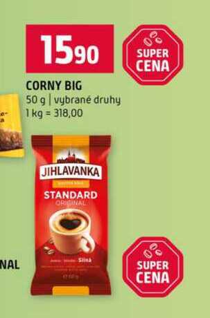 Jihlavanka Staročeská směs pražená mletá káva 50g