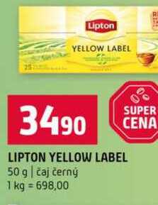 LIPTON YELLOW LABEL 50 g čaj černý
