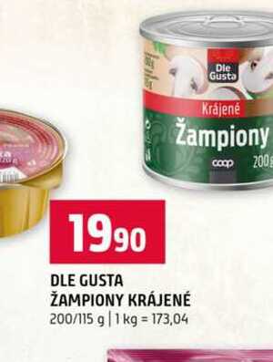 DLE GUSTA ŽAMPIONY KRÁJENÉ 200/115 g 