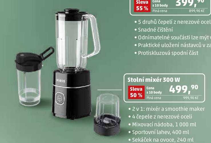 Stolní mixér 300 W 