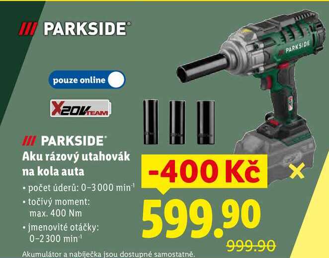 Aku rázový utahovák na kola auta 