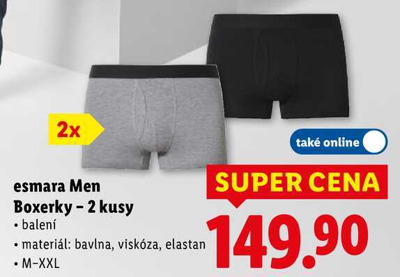 esmara Men Boxerky - 2 kusy