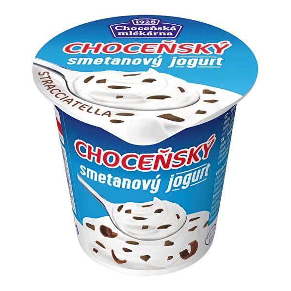 Choceňská Mlékárna Choceňský smetanový jogurt stracciatella (8%)