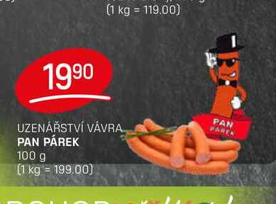 PAN PÁREK 100 g 