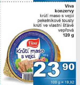 Viva konzervy 120g