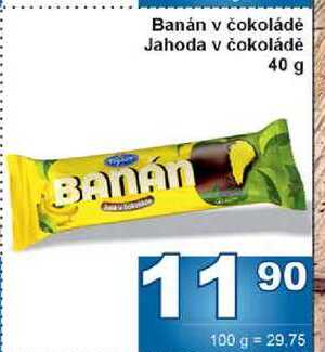 Banán v čokoládě 40g