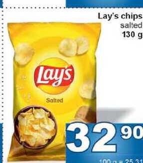 Lay's chips salted 130 g 