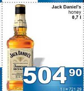Jack Daniel's honey 0,7l