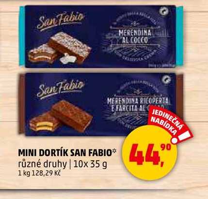 MINI DORTÍK SAN FABIO, 10x 35 g