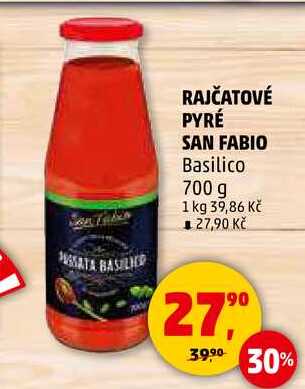RAJČATOVÉ PYRÉ SAN FABIO, 700 g