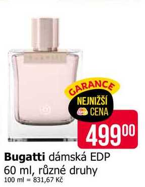 Bugatti dámská EDP 60 ml, různé druhy 