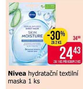 Nivea hydratační textilní maska 1 ks 