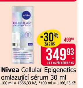 Nivea Cellular Epigenetics omlazující sérum 30 ml 