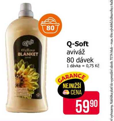 Q-Soft aviváž 80 dávek