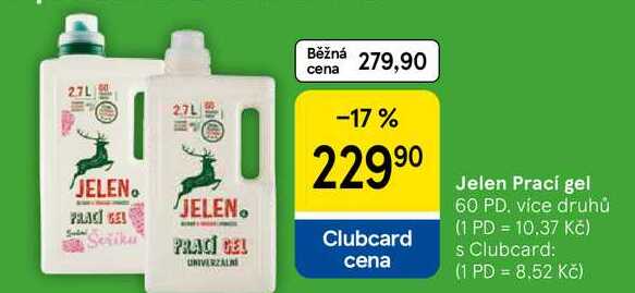 Jelen Prací gel, 60 PD