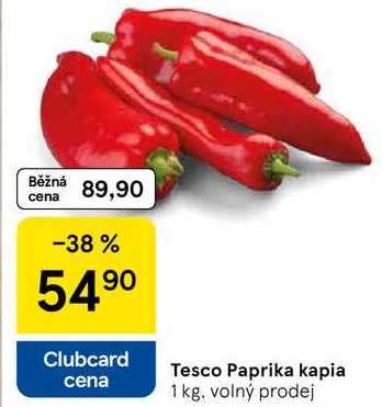 Tesco Paprika kapia, 1 kg 