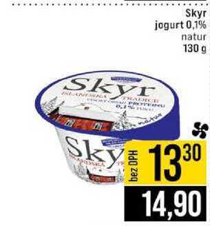 Skyr jogurt 0,1% natur 130 g 