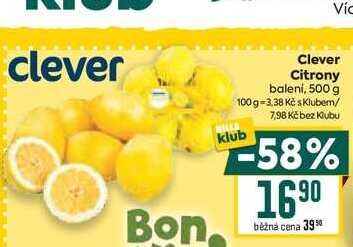 Clever Citrony balení, 500 g  