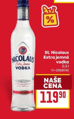 St. Nicolaus Extra jemná vodka 0,5l