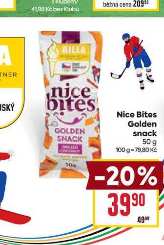 Nice Bites Golden snack 50 g