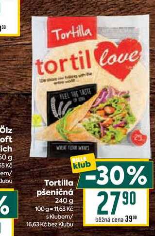 Tortilla pšeničná 240 g 