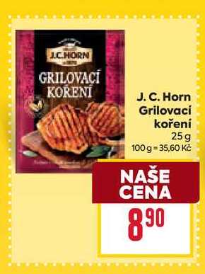 J. C. Horn Grilovací koření 25 g 