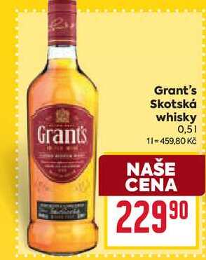 Grant's Skotská whisky 0,5l