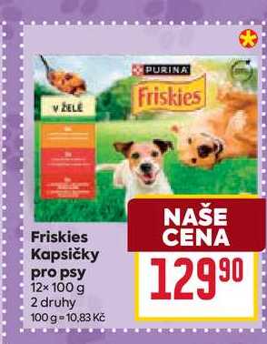 Friskies Kapsičky pro psy 12x100 g  