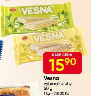 Vesna vybrané druhy 50 g 