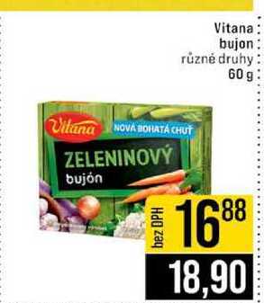 Vitana bujon různé druhy 60g
