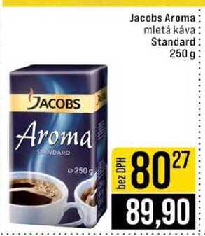 Jacobs Aroma mletá káva Standard 250 g v akci