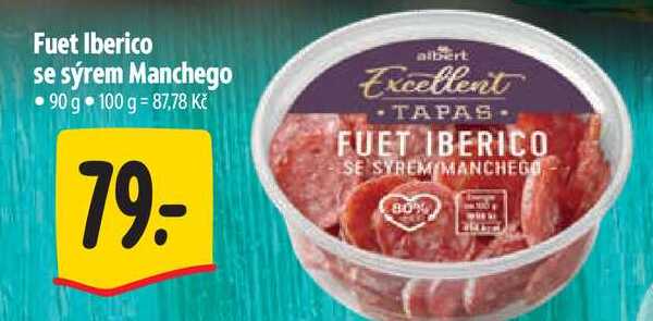 Fuet Iberico se sýrem Manchego 90 g