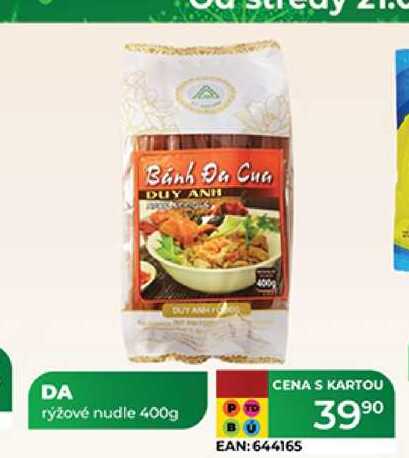 DA rýžové nudle 400g