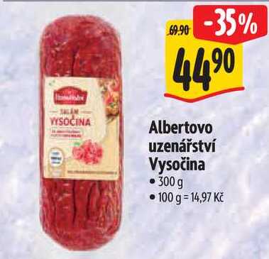 Albertovo uzenářství Vysočina, 300 g